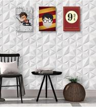 Kit - 3 placas decorativas harry potter Kit - 3 placas decorativas harry potter