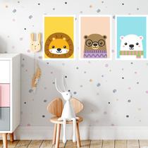 Kit 3 Placas Decorativas Infantil 04 MDF 3mm 18x26 Kit 3 Placas Decorativas Infantil 04 MDF 3mm 18x26