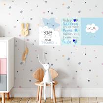 Kit 3 Placas Decorativas Infantil 09 MDF 3mm 18x26