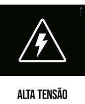 Kit 3 Placas Desenho - Alta Tensão