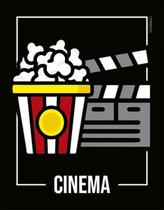 Kit 3 Placas Desenho Cinema