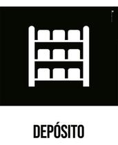 Kit 3 Placas Desenho Depósito