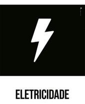 Kit 3 Placas Desenho - Eletricidade