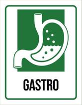 Kit 3 Placas Hospitalar Gastro 36X46