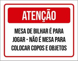 Kit 3 Placas Mesa Bilhar Jogar Mesa Copos 36X46