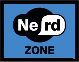 Kit 3 Placas Nerd Zone Wifi ul 36X46
