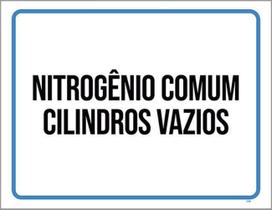 Kit 3 Placas Nitrogênio Comum Cilindros Vios 36X46