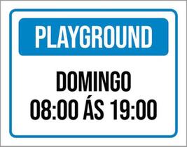 Kit 3 Placas Playground Domingo