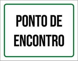 Kit 3 Placas Ponto Encontro Setor