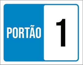 Kit 3 Placas Portão ul 1