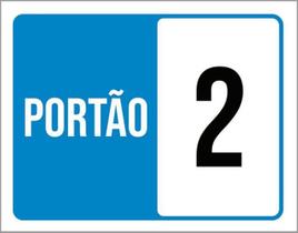 Kit 3 Placas Portão ul 2