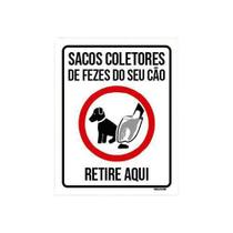 Kit 3 Placas Sacos Coletores De Fezes Do Seu Cão Retire Kit 3 Placas Sacos Coletores De Fezes Do Seu Cão Retire
