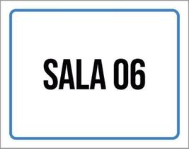 Kit 3 Placas Sala 6 Setor 36X46