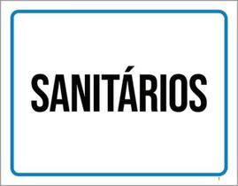 Kit 3 Placas Sanitários Setor