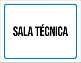 Kit 3 Placas Setor ul Sala Técnica 36X46