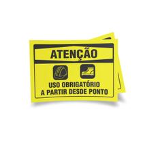 Kit 3 Placas sinalização 15x21cm EM PVC PL(1037) - Tema: Obras Equipamentos Kit 3 Placas sinalização 15x21cm EM PVC PL(1037) - Tema: Obras Equipamentos