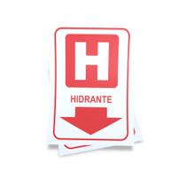 Kit 3 Placas sinalização 15x21cm EM PVC PL(119B) Tema: Hidrante Kit 3 Placas sinalização 15x21cm EM PVC PL(119B) Tema: Hidrante