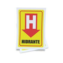 Kit 3 Placas sinalização 15x21cm EM PVC PL(123) Tema: Hidrante Kit 3 Placas sinalização 15x21cm EM PVC PL(123) Tema: Hidrante