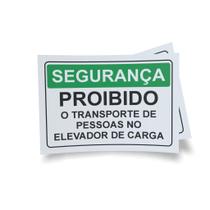 Kit 3 Placas sinalização 15x21cm EM PVC PL(189) - Tema: Carga Kit 3 Placas sinalização 15x21cm EM PVC PL(189) - Tema: Carga