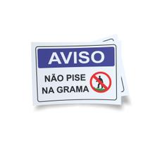 Kit 3 Placas sinalização 15x21cm EM PVC PL(235) - Tema: Jardim