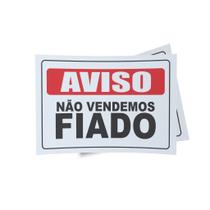 Kit 3 Placas sinalização 15x21cm EM PVC PL(362) Tema: Fiado