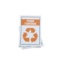 Kit 3 Placas sinalização 15x21cm EM PVC PL(375) - Tema: Lixo Eletrônico Kit 3 Placas sinalização 15x21cm EM PVC PL(375) - Tema: Lixo Eletrônico
