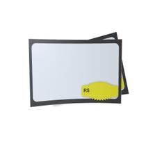 Kit 3 Placas sinalização 15x21cm EM PVC PL(531) - Tema: