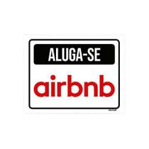 Kit 3 Placas Sinalização - Aluga-Se Airbnb