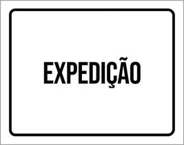 Kit 3 Placas Sinalização Ambiente Expedição