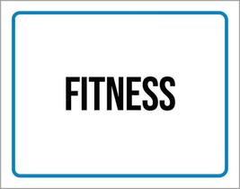 Kit 3 Placas Sinalização Ambiente Fitness