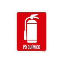 Kit 3 Placas Sinalização Ambiente Hidrante Pó Químico