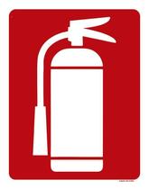 Kit 3 Placas Sinalização Ambiente Hidrante