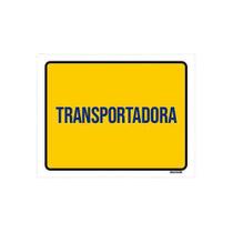 Kit 3 Placas Sinalização Correio Transportadora