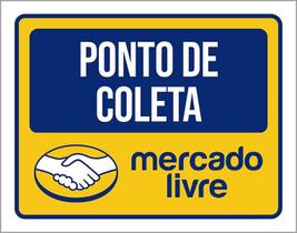 Kit 3 Placas Sinalização - Ponto De Coleta