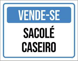 Kit 3 Placas Vende-Se Sacolé Caseiro 36X46 Kit 3 Placas Vende-Se Sacolé Caseiro 36X46