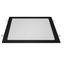 Kit 3 Plafon Painel Led Emb Quadrado Preto 30x30 6500k 24w Kit 3 Plafon Painel Led Emb Quadrado Preto 30x30 6500k 24w