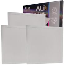 Kit 3 Plafons Led Embutir Quadrado 32W 6500K (Branco Frio) 2720L Bivolt Termo EcoPanel ALI-1PF008 ALI