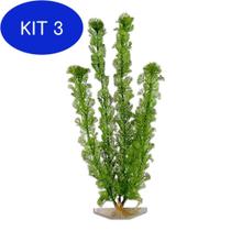 Kit 3 Planta Plástica Para Aquário 40Cm Cod 0983