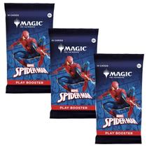 Kit 3 Play Booster Magic Homem Aranha MTG