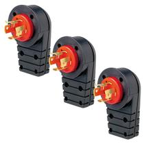 Kit 3 Plug Macho 3p+t 30a Com Trava Com Prensa Pial 56406 Kit 3 Plug Macho 3p+t 30a Com Trava Com Prensa Pial 56406