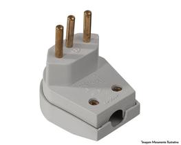 Kit 3 plug macho forte 2p 10a/250v cz * 4988 * Kit 3 plug macho forte 2p 10a/250v cz * 4988 *
