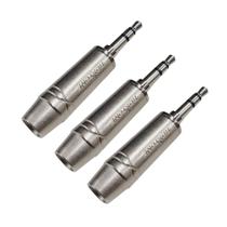 Kit 3 Plug P2 Macho Estéreo Prof Para Celular Mesmo Com Capa