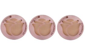 Kit 3 Pó Compacto Cor 01 Translúcido 10gr - Ramona Make Up