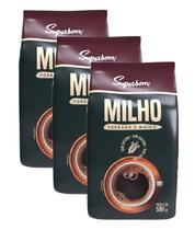 kit 3 Pó De Café De Milho Torrado E Moído Superbom 500g kit 3 Pó De Café De Milho Torrado E Moído Superbom 500g