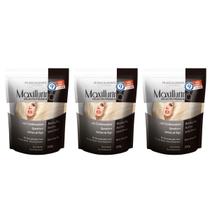 Kit 3 Pó Descolorante Queratina Profissional Azul 9 Tons Efeito Rápido Maxilluring Pouch 300g