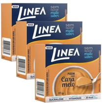 Kit 3 Pó para Pudim De Caramelo Linea 25g