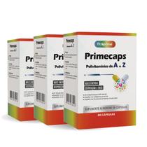 Kit 3 Polivitamínico de A a Z Vitaminas e Minerais Primecaps 60 cápsulas Fitoprime