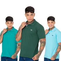 Kit 3 Polos Masculinas Estilo Único e Qualidade Garantida Veja
