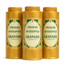 Kit 3 Polvilho Talco para os Pés Granado Tradicional 200g Kit 3 Polvilho Talco para os Pés Granado Tradicional 200g