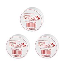 Kit 3 Pomada Basilicão 12g Cada - Arte Nativa